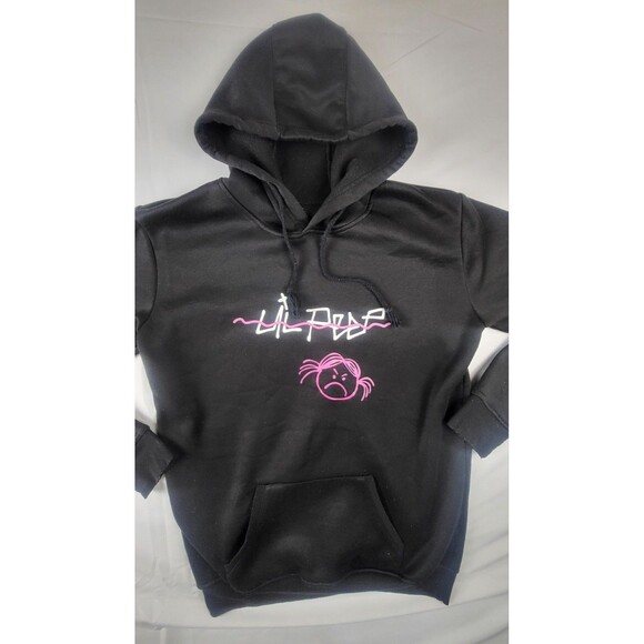 Lil Peep Come Over When You're Sober Pullover Hoodie Sweatshirt Black Size Small - Picture 2 of 7